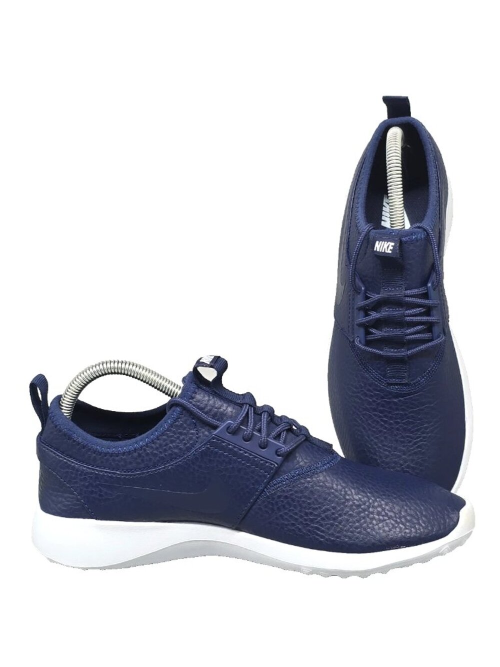 Nike Juvenate Midnight Navy Leather Finish Premium Sneakers Women's Size 8